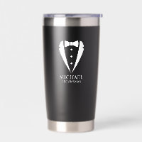 Black Wedding Tuxedo Suit Personalised Groomsmen