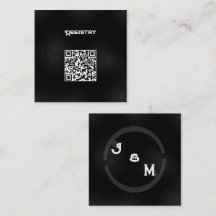 Black Western Goth Wedding Ste Enclosure Small