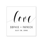 Black Whimsical Love Script Custom Wedding