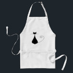 Black Whimsy Kitty 4 Standard Apron<br><div class="desc">Black Whimsy Kitty 4 Great for Halloween and cat lovers, this adorable whimsical cat is available in 10 different poses and is ready to print on your choice of hundreds of high quality products including t-shirts, tank tops and hoodies; party favours and supplies; fun stuff, accessories, collectibles and more. Makes...</div>