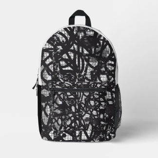 Black & White Abstract Bag