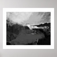 black white abstract landscape