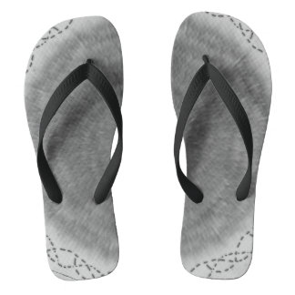Black & White Abstract Vortex Thongs