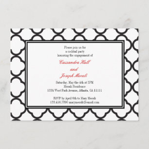 Black & White Affair Invitation
