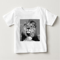 Black & White African Lion