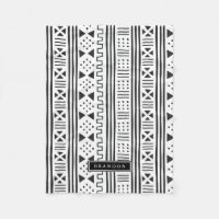 Black|White African MudCloth Inspired Personalised