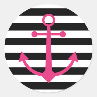 Black & white anchor stickers
