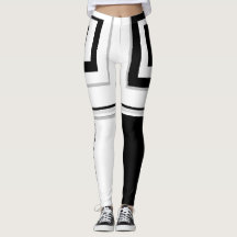 Black,White and Grey leggings