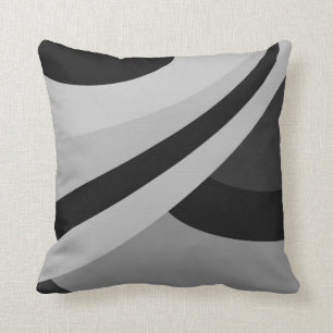 Black, white and Grey Modern contemporary Design Cushion
