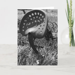 Black, White, and Rusty Card