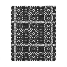 Black White and Silver Geometric pattern