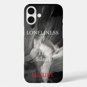 Black & White Antelope Canyon / Loneliness iPhone 16 Plus Case