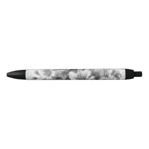 Black & White Antique Floral Perfection Ink Pen