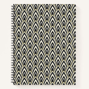 Black & White Art Deco Notebook