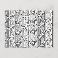 Black & White Art Deco Pattern