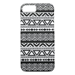 Black White Aztec Tribal Pattern 4 iPhone 7 case