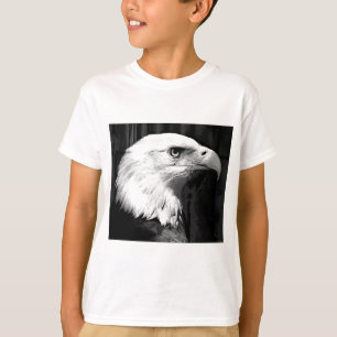 Black & White Bald Eagle T-Shirt