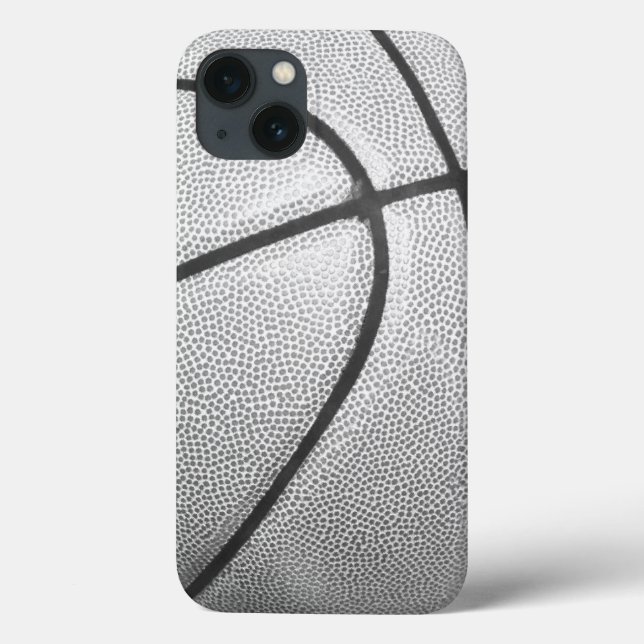 Black & White Basketball Case-Mate iPhone Case (Back)