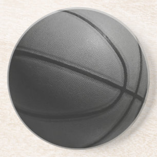 Black & White Basketball Coaster