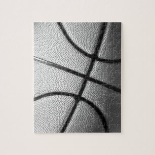 Black & White Basketball Jigsaw Puzzle