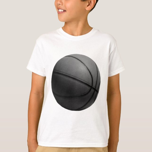 Black & White Basketball T-Shirt (Front)