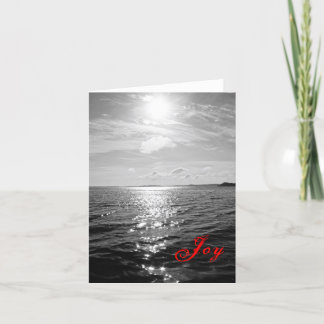 Black & White Bay Holiday  Card