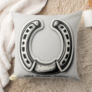 "Black White Beauty" Cushion