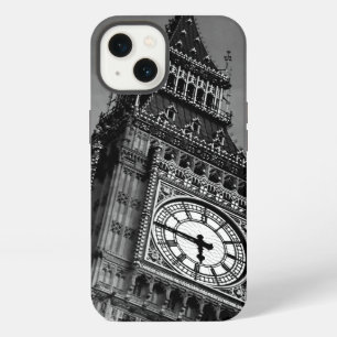 Black & White Big Ben Clock Tower iPhone Case