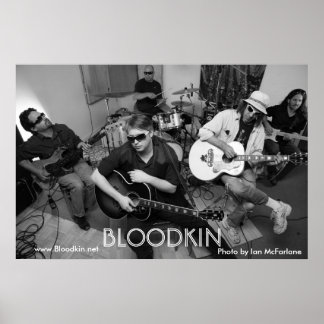 Black & White Bloodkin Poster