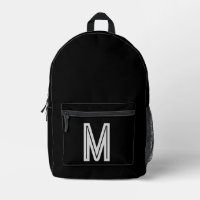 Black&white - bold monogram