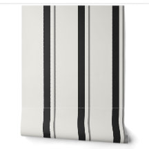 Black & White Broad French Mattress Ticking