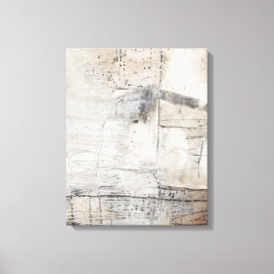 Black White & Bronze Canvas Print