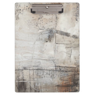 Black White & Bronze Clipboard