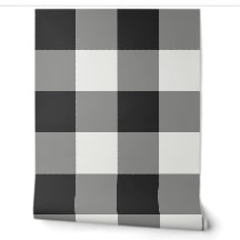 Black & White Buffalo Check Plaid