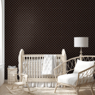 Black & White Buffalo Gingham Plaid Grid Patterns Wallpaper