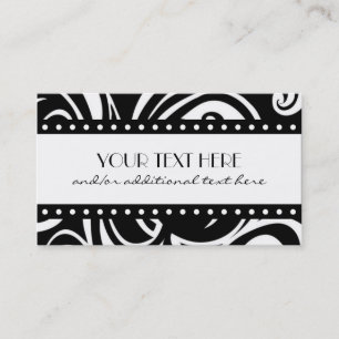 Black & White Business Card