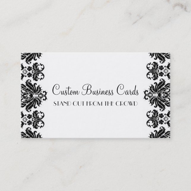Black & White Business Card (Front)