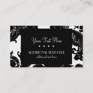 Black & White Business Card