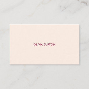 Black & white business card. Simple business card. Card