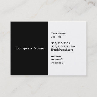 Black White Business Cards