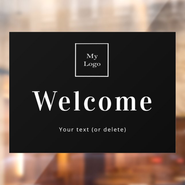 Black white business logo  welcome  (Sheet 2)