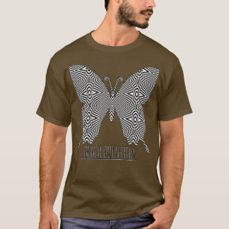 Black white Butterfly T-Shirt