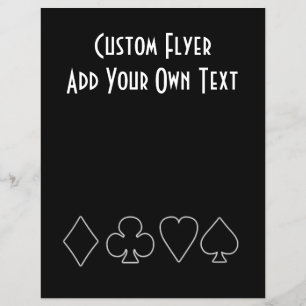 Black & White  Card Suits 1