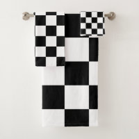 Black White Chequered