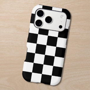 Black White Chequered Pattern
