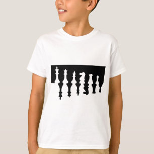 Black & White Chess Pieces T-Shirt