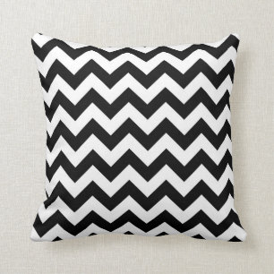 Black & White Chevron Pillow