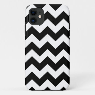 Black White Chevron Stripes iPhone 5 Case