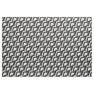 black/white chic contemporary chevrons fabric