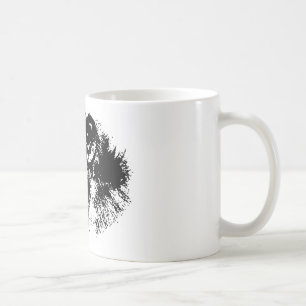 Black & White Chimpanzee Pop Art Coffee Mug